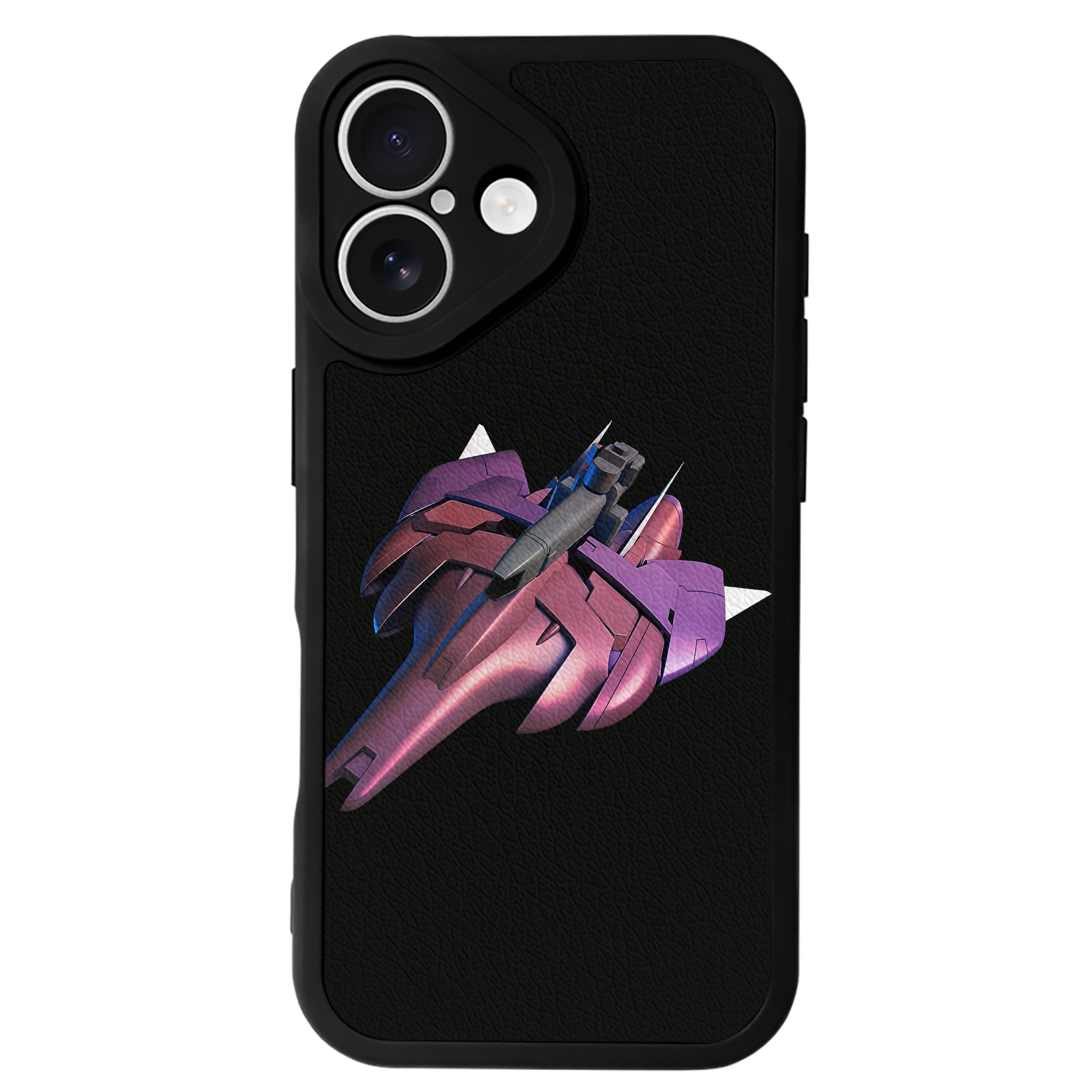 （画像用） 機動戦士ガンダム Mobile Suit Gundam 【iPhone 16シリーズ対応】シリコンスマホケース（レザー調） 材質：シリコン